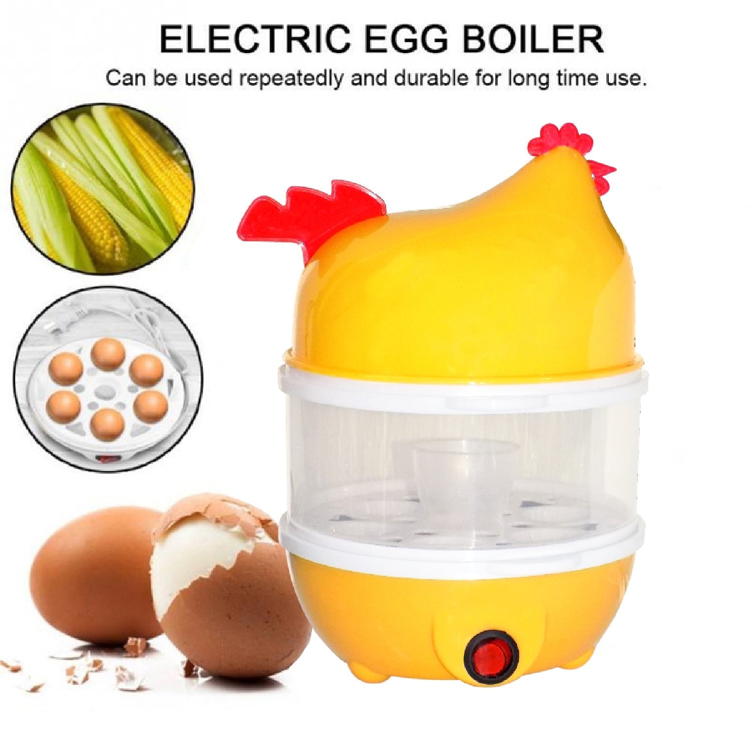 Egg Boiler / Poacher / Cooker / Electric Steamer (1 Layer, 2 Layer, 3 Layer) Egg Boiler / Poacher / Cooker / Electric Steamer (1 Layer, 2 Layer, 3 Layer)